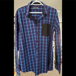 Gongshow hockey button down XL
